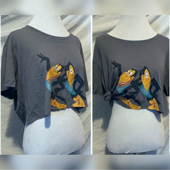 Heckle and Jeckle, Vintage, Cropped Short Sleeve Tee, OSFM - Picture 4 of 16